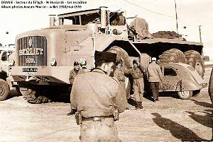 Le Telagh - 9e Hussards - Camion Berliet